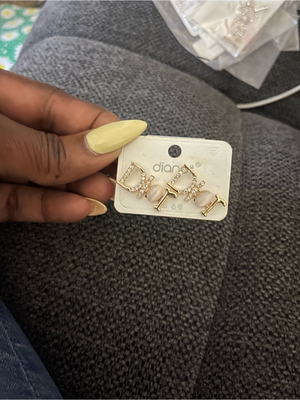 Women’s gold post earrings